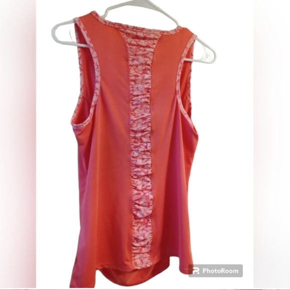Ryka Women's Medium Workout Tank Top Orange/Pink Coral Color - Picture 7 of 13